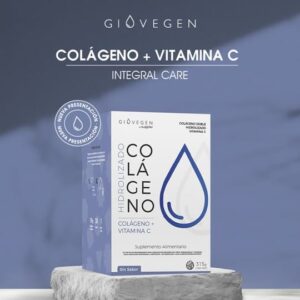 Suplementos GIOVEGEN Integral Care Colágeno+Vitamina C (Caja Lila)