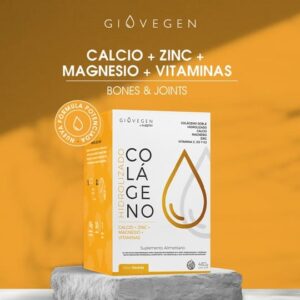Suplementos GIOVEGEN Bones & Joints Calcio+Zinc+Magnesio+Vitaminas (Caja Naranja)