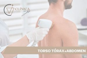 Pack Depilación Torso Tórax+Abdomen