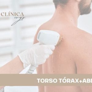 Pack Depilación Torso Tórax+Abdomen (6 sesiones)